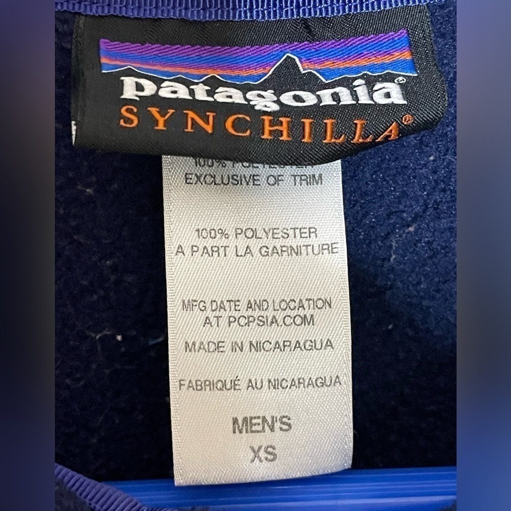Patagonia Lightweight Synchilla Snap-T Fleece Pullover Color Block Sweater XS - Picture 9 of 10